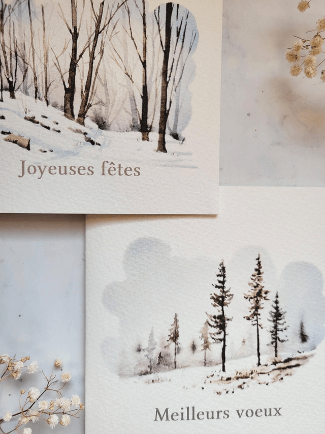 Cartes de voeux Hiver