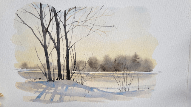 Aurore d'hiver
