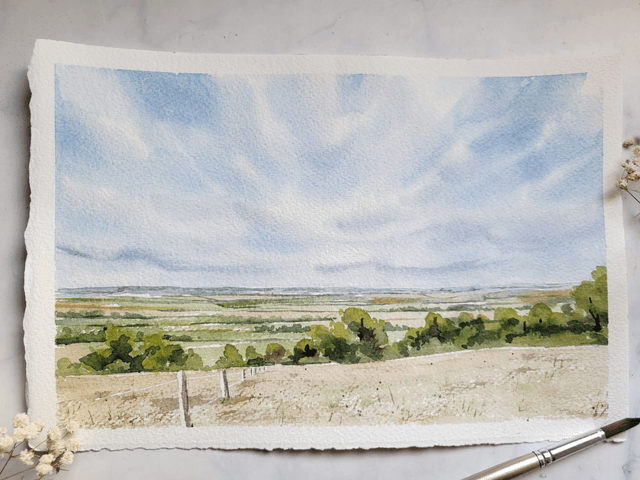 Paysage lointain