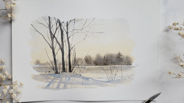 Aurore d'hiver