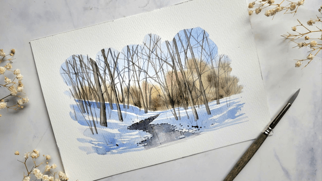 Forêt d'hiver 