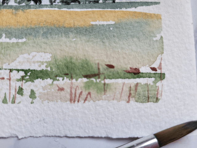 Paysage au nuage