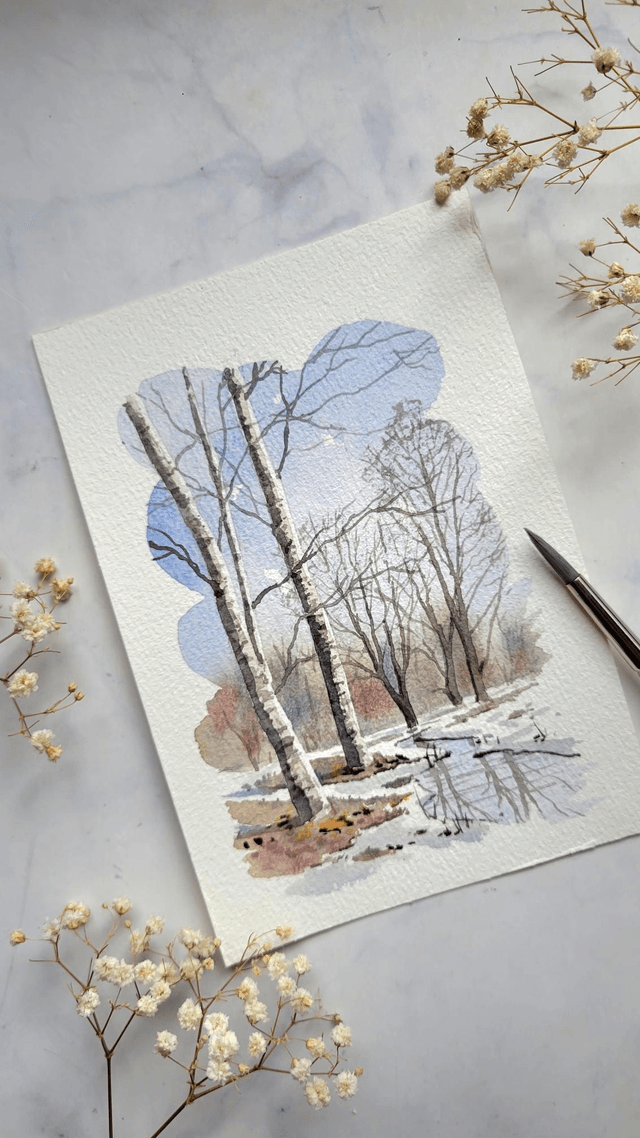 Bouleaux d'hiver