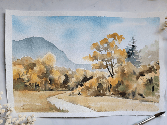 Paysage automnal