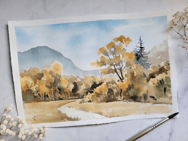 Paysage automnal
