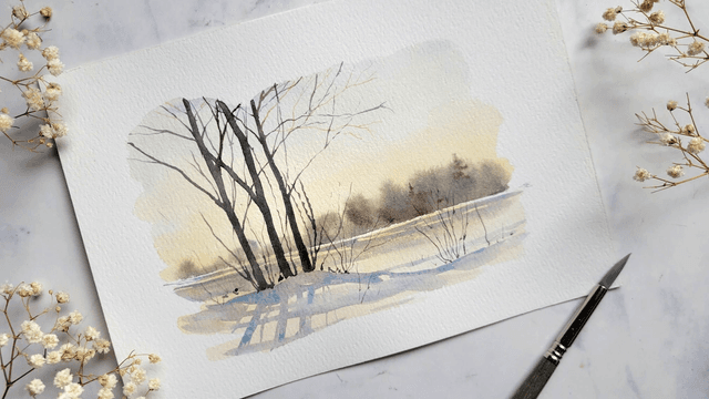 Aurore d&#039;hiver
